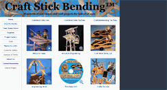 Desktop Screenshot of craftstickbending.com