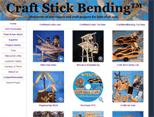 Tablet Screenshot of craftstickbending.com